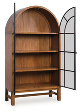 Warmstead Furniture - Ashley Furniture - Greddinton Display Cabinet - Display Cabinet / Brown/Black - PCD824-476